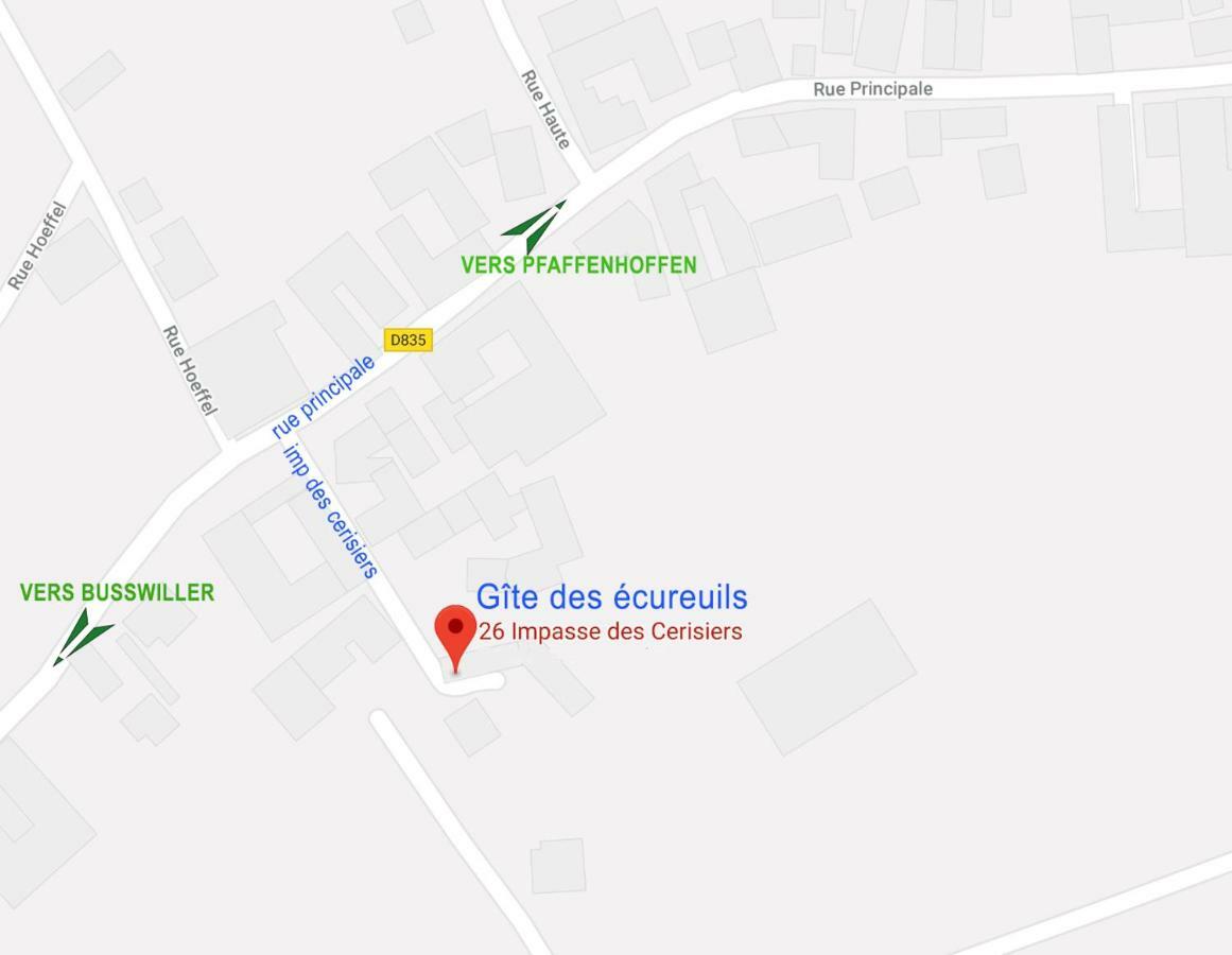 Le Gite Des Ecureuils Schalkendorf Εξωτερικό φωτογραφία